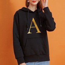 Casual hoodies sweater trend Harajuku 2021 new simple letters long-sleeved lazy  - £57.50 GBP