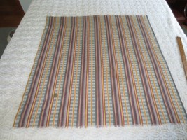 Vintage MULTI-COLOR STRIPE Cotton FEEDSACK for Quilting - 36 1/2&quot; x 39&quot;  - $376.34 MXN