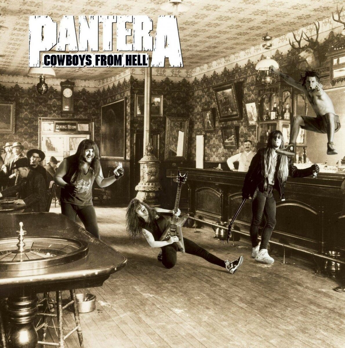 PANTERA Cowboys From Hell BANNER HUGE 4X4 Ft Fabric Poster Tapestry Flag... - $22.00