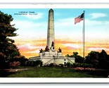 Lincoln Tower Springfield Illinois IL UNP WB Postcard S14 - $3.51