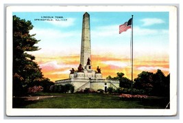 Lincoln Tower Springfield Illinois IL UNP WB Postcard S14 - £2.76 GBP