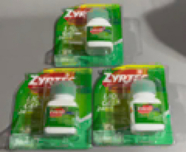 Zyrtec liquid gels 40 Count, 3 Pack, Exp 2025 - $59.95