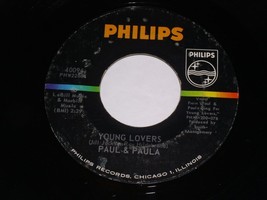 Paul &amp; Paula Young Lovers Ba-Hey-Be 45 Rpm Record Philips Label VG++ - £10.25 GBP