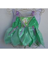 BUILD A BEAR Tinker Bell Outfit with BAB Hanger and Wings Silver Trim Disney - £11.72 GBP