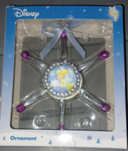 Disney Tinkerbell Snowflake Star Christmas Ornament  5&quot; - £15.95 GBP