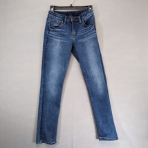 Silver Jeans Co Avery Straight Jeans, Women&#39;s 26x29, Stretch Denim Blue ... - $22.00