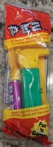 NIB Pez Vintage Yellow And Green Whistle Dispenser NEW Mint In Bag - £7.03 GBP