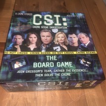 CSI Crime Scene Investigation The Board Game-8 Crime Stories-2004 Complete - £11.71 GBP