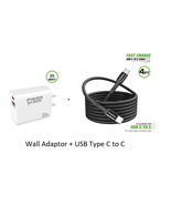 20W Wall Charger +4FT TYPE C to C USB For Motorola Moto G Power 5G 2024 - £11.59 GBP