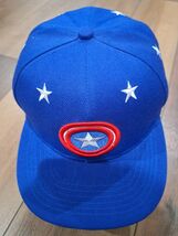 Marvel Captain America NEW ERA 9FIFTY Snapback Hat One Size Blue Red Cap... - €21,30 EUR