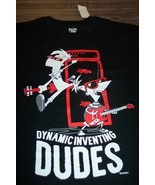WALT DISNEY Phineas &amp; Ferb  Dynamic Inventing Dudes T-Shirt MENS MEDIUM NEW - €17,05 EUR