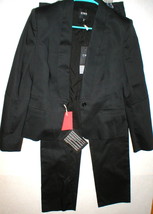 New NWT Womens 10 Designer CNC Costume National Black Suit 46 Italy Lapel Pants  - £847.82 GBP