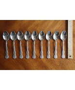 9x Teaspoons VICTORIA Reed &amp; Barton Select 18/10 Glossy Stainless China ... - $710.37 MXN