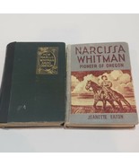 Lot of 2 Whitman &amp; Oregon Books. Marcus Whitman, Narcissa Whitman Pioneer  - $29.20