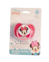 Pacifier With Cover - New - Disney Baby Mickey Mouse & Friends Red Minnie Mouse - £7.03 GBP