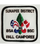 Boy Scouts BSA Sunapee District Fall Camporee Embroidered Vintage Patch ... - $4.99