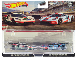 2016 Ford GT Race #67 White w Green Red Stripes 2016 Ford GT Race #69 Light Blue - £27.29 GBP