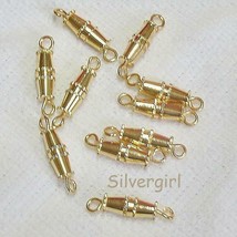 Silver Plate - Gold Plate Jewelry Supply Clasps Toggle Screw Push Type - £2.30 GBP+