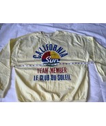 California Vtg Sun Le Club Du Soleil Raised Letter LS Shirt TaylorT 87 M... - $66.51 CAD