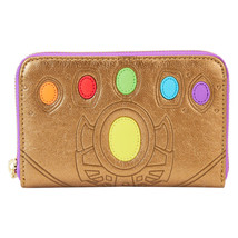 Marvel Comics Thanos Gauntlet Metallic Zip Around Wallet - £47.14 GBP