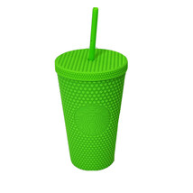 Starbucks Neon Green Tumbler Fall 2021 Grande 16 oz Studded Cold Cup NEW - $26.99