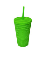 Starbucks Neon Green Tumbler Fall 2021 Grande 16 oz Studded Cold Cup NEW - £21.51 GBP