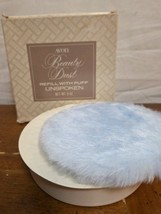 Avon Beauty Dust Powder Refill With Puff Unspoken New In Box Vintage - $280.62 MXN