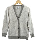 Athleta Women&#39;s Westlake Merino Wool Cardigan Sweater XS Toasted Brown H... - $541.80 MXN