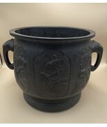 Large Antique Japanese Bronze Jardinière Planter Likely Meiji Period W/H... - €1.022,93 EUR