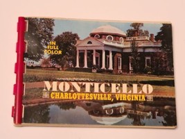 Vintage Monticello Charlottesville VA Pictorial Travel Souvenir Booklet~... - £5.44 GBP