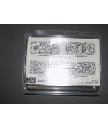 Stampin&#39; Up SCULPTED STYLE Set of 4 Stamps 2004 NEW - $32.86 CAD