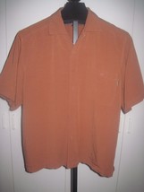 WOLVERINE MEN&#39;S SS RAYON/POLYESTER SHIRT-L-RUST COLOR-VERY SOFT/COMFORTA... - £5.31 GBP