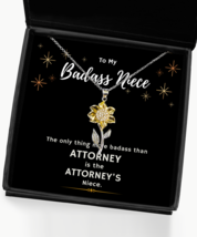Attorney Niece Necklace Gifts, Birthday Present For Attorney Niece, Aunt To  - £39.34 GBP