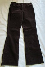 AK Anne Klein STRETCH dark brown Corduroy  Pants sz 8 - £6.28 GBP