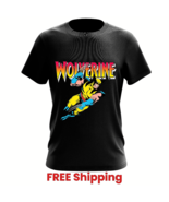 WOLVERINE VINTAGE Cartoon Comic Black T-Shirt, Unisex Crewneck, Gift For... - €30,52 EUR+