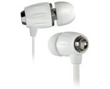 Bell&#39;O Digital BDH653WH In-Ear Headphones with Precision Bass, White - $13.46