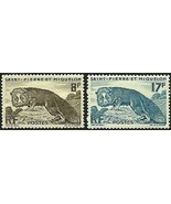 ST. PIERRE &amp; MIQUELON 1952 Very Fine MNH Stamps Scott# 343-344 Retail 13... - £6.92 GBP