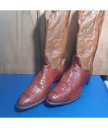 cowboy boots Mens J Chisholm, caiman, caramel, emb U sz:11.5 E  item:p513b - $355.30