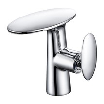 Chrome oval waterfall bathroom basin sink faucet tap deck mounted single... - £85.62 GBP
