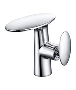 Chrome oval waterfall bathroom basin sink faucet tap deck mounted single... - $108.89