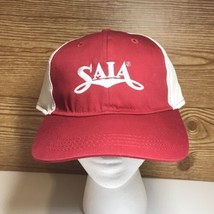 SAIA Freight ~ Red ~ Adjustable Ball Cap Hat - £13.46 GBP