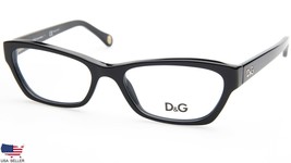 NEW D&amp;G Dolce &amp; Gabbana DG 1216 501 BLACK EYEGLASSES GLASSES FRAME 50-16... - £52.95 GBP