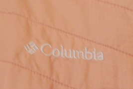 Jacket Girls Columbia Fleece Lined Orange/Grey Zip Front Pockets Size L Euc (T) - £15.97 GBP