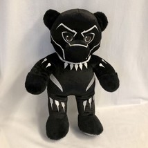 Build A Bear Retired Black Panther T&#39;Challa Marvel Avengers Plush Stuffed Bear  - £19.89 GBP
