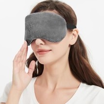 Microwave Heated Eye Mask for Dry Eyes, Moist Eye Warm Compress for Dry Gray - £15.58 GBP