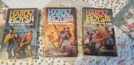 Lot of 3 Hardy Boys Books Paperback, No.4, 23 &amp; 25  By Franklin W. Dixon - £6.18 GBP