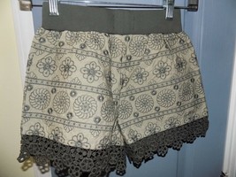 Matilda Jane Adventure Begins Tried &amp; True Embroidered Shorts Size 10 Gi... - £23.39 GBP
