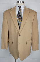Chaps Mens Camel Hair Sport Coat Jacket 44R - £27.24 GBP