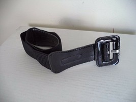 Women&#39;s Black Unbranded Elasticated/ Stretch Casual Belt. S. Length - 34&quot;. - $9.90