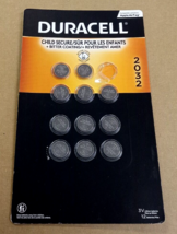 11 PACK - Duracell Lithium 2032 Coin Batteries Child Secure Expiration June 2033 - £10.27 GBP